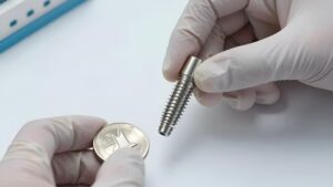 Стоматологический имплантат и монета как способ сэкономить на имплантации зубов в Москве